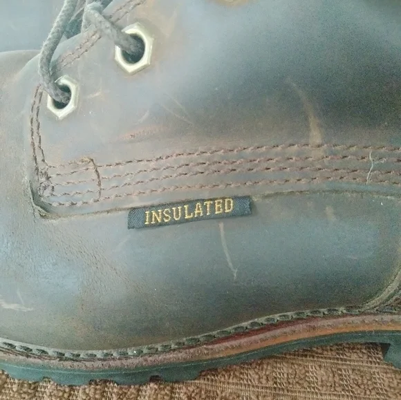 Chippewa Brown Leather Insulated Boots - Picture 4 of 10